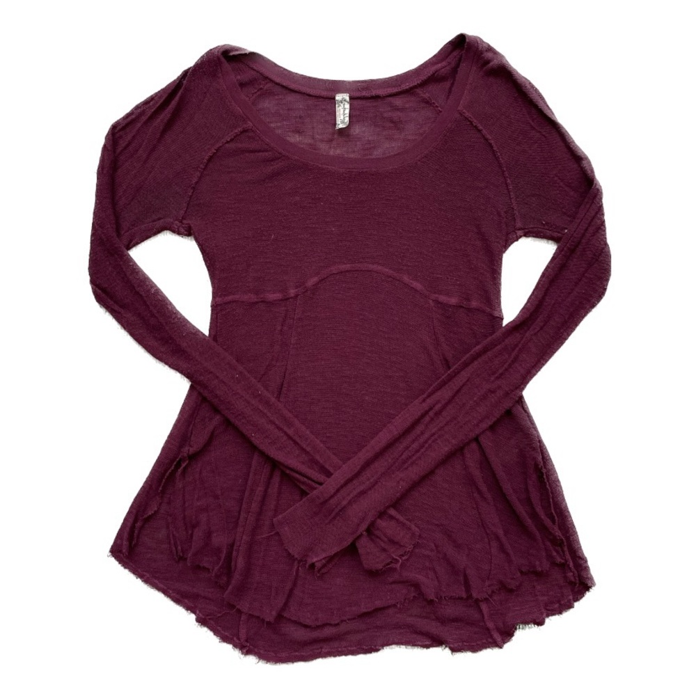 Free People Longsleeve Knit Top